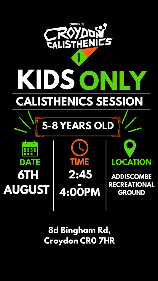 (5-8Y ONLY) Kids Only Session - Addiscombe (2:45PM - 4:00PM) 6th August